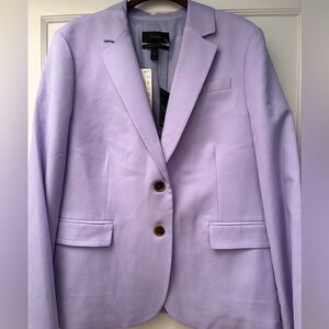 J CREW Women’s Light Violet Blazer Tollegno 1900 Italian Wool Size 16T NWT